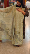 94FP - Sage green tissue kota suit