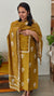 Mustard brown flex chanderi suit