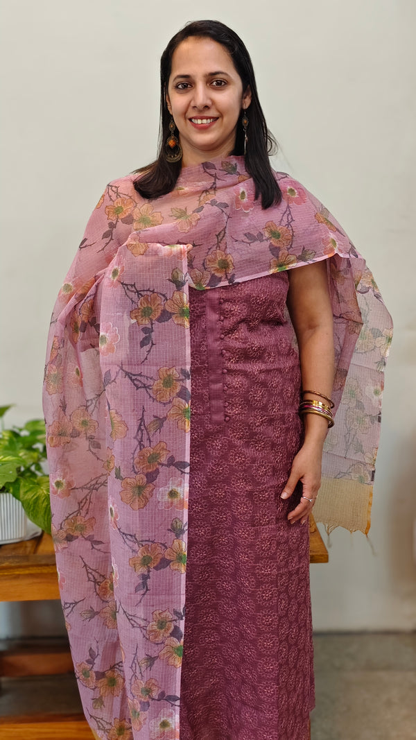 Mauve tepchi kota suit