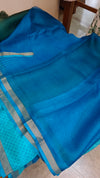 5KS1 Teal blue Kota silk saree