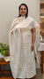 MC058 Off white and golden chanderi suit