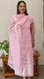 CW3T Light Pink Chikankari Net Kota 2piece suit