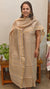 Beige Gold and Off white chanderi suit