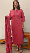 Blush pink kurti set