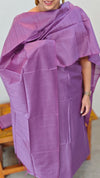 Purple semi tussar suit - S330