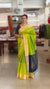 Light green soft silk saree