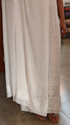 White Georgette salwar suit