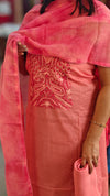 Pink net kota salwar suit