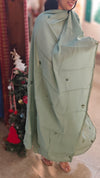 Basil green muslin salwar suit