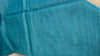 Turquoise lined noil tussar silks saree - LNC08