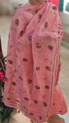 Light Pink chanderi salwar suit