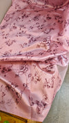 Baby pink Tissue organza saree