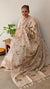 Pure desi tussar silk saree - grey