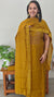 Mustard chanderi salwar suit