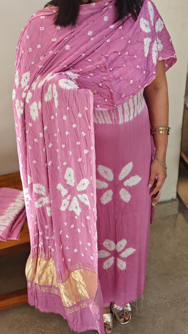 MOD1001 lilac modal silk salwar suit