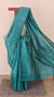 Peacock green tussar silk saree - 3754