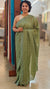 Green tepchi kota embroidered saree - V1099