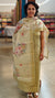 Green tissue linen embroidered suit - TSL42