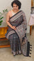 Black blended chanderi saree