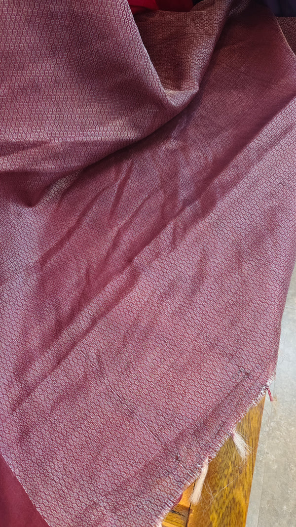 Pink organza saree