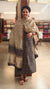 Black and beige chanderi salwar suit