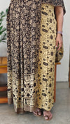 Ajrakh printed modal silk suit