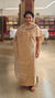 Beige chanderi salwar suit