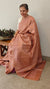 Nude brown embroidered tussar silk saree - TBR10