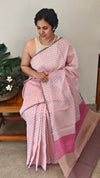 Light pink silky kota saree -MP99