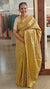 H149 - Lime Green embroidered tussar silk saree