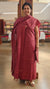 Maroon semi tussar suit