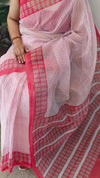 Light pink and pink net kotasaree