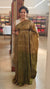 Olive green tussar silk saree - 71DG