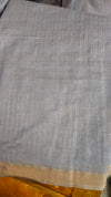 Dusty lavender tussar silk saree