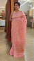 Light pink embroidered tussar silk saree - KJ87