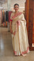 Light beige super net kota saree
