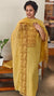 Mustard cutwork embroidered suit - C632