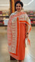 Orange jute blended suit