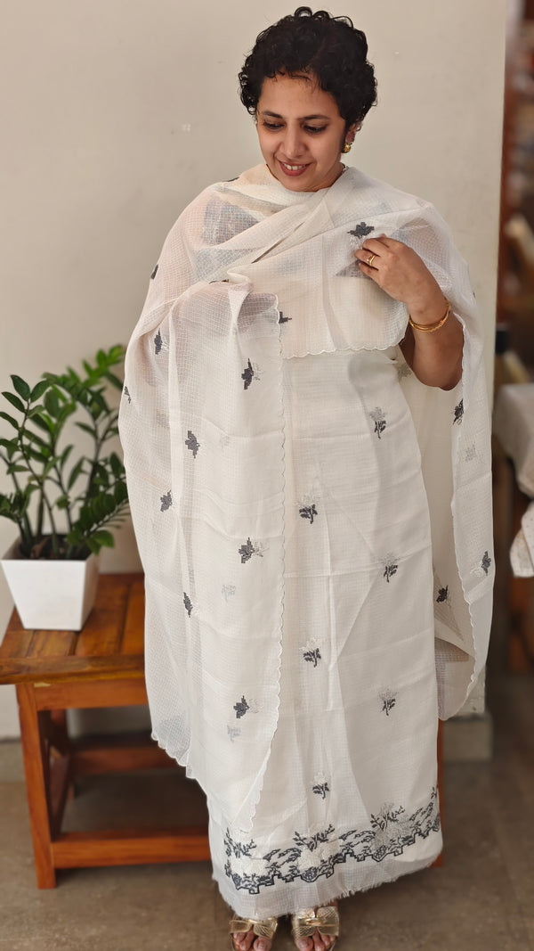 Pearlwhite net kota salwar suit