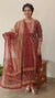 Brick red cotton kurti set