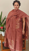 Rust shade banarasi suit - FE308