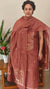 Rust shade banarasi suit - FE308