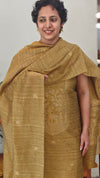 Lime mustard banarasi suit - FE308