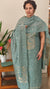 Teal shade banarasi suit - FE308