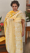 Yellow cotton Hakoba suit - 9232- D2