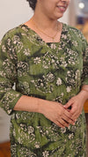Green jute top