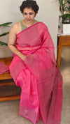 Dark pink net kotasaree