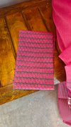Dark pink net kotasaree