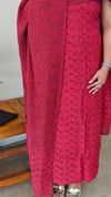 394D - Dark pink modal cotton suit