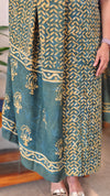394D - Green Blue and Mustard modal cotton suit
